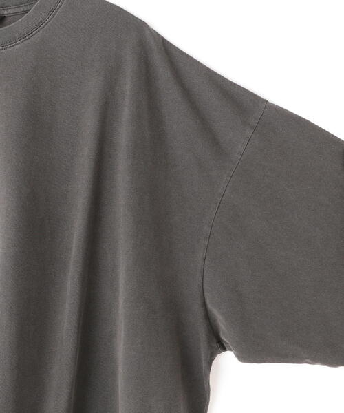 WHITELAND(ホワイトランド)の「WHITELAND/ホワイトランド/PIGMENT WIDE TEE(Tシャツ/カットソー・メンズ・ブラック・F)」の7枚目の写真