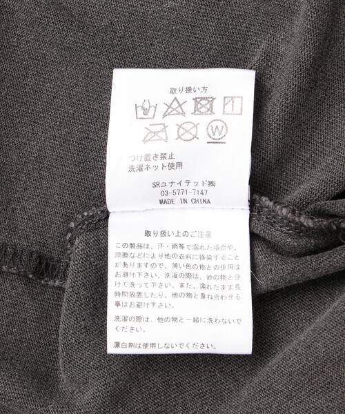 WHITELAND(ホワイトランド)の「WHITELAND/ホワイトランド/PIGMENT WIDE TEE(Tシャツ/カットソー・メンズ・ブラック・F)」の11枚目の写真