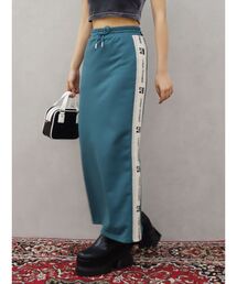 EVRIS | サイドロゴラインスウェットロングスカート【セットアップ着用可能】(スカート)