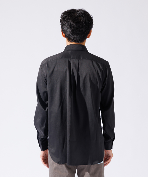 ABAHOUSE GRAY(アバハウスグレイ)の「【Air Hole Stretch】エアリー レギュラーカラー シャツ(シャツ/ブラウス・メンズ・ホワイト/ブラック/グレイッシュベージュ/ネイビー・46/50/48)」の8枚目の写真