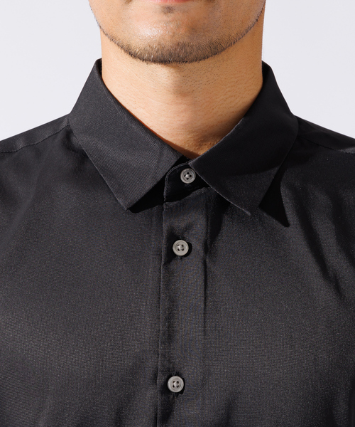 ABAHOUSE GRAY(アバハウスグレイ)の「【Air Hole Stretch】エアリー レギュラーカラー シャツ(シャツ/ブラウス・メンズ・ホワイト/ブラック/グレイッシュベージュ/ネイビー・46/50/48)」の9枚目の写真