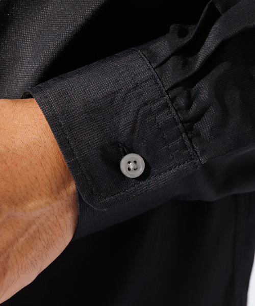 ABAHOUSE GRAY(アバハウスグレイ)の「【Air Hole Stretch】エアリー レギュラーカラー シャツ(シャツ/ブラウス・メンズ・ホワイト/ブラック/グレイッシュベージュ/ネイビー・46/50/48)」の11枚目の写真