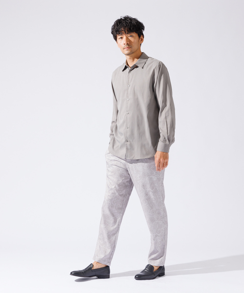 ABAHOUSE GRAY(アバハウスグレイ)の「【Air Hole Stretch】エアリー レギュラーカラー シャツ(シャツ/ブラウス・メンズ・ホワイト/ブラック/グレイッシュベージュ/ネイビー・46/50/48)」の22枚目の写真