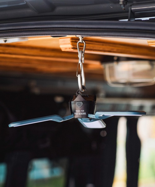 POST GENERAL（ポストジェネラル）の「POSTGENERAL トリ パネル ソーラーチャージド LEDライト 982270022（アウトドアグッズ・メンズ・サックスブルー・F）」の5枚目の写真