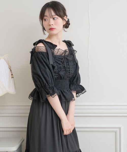 Bibiy. ELODIE FRILL DRESS BLACK ビビィ ドレス IMG_6131.jpg?v=1750067284&