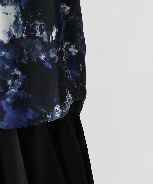 HARE（ハレ）の「BLURプリントボウタイシャツ(HARE)（シャツ/ブラウス・メンズ・ブラック/グレー/ブルー・SMALL/MEDIUM）」の11枚目の写真