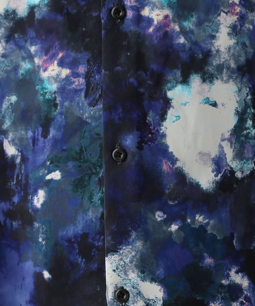 HARE（ハレ）の「BLURプリントボウタイシャツ(HARE)（シャツ/ブラウス・メンズ・ブラック/グレー/ブルー・SMALL/MEDIUM）」の10枚目の写真