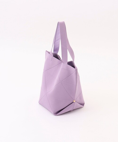 NOLLEY’S（ノーリーズ）の「【amicom/アミコム】 ORIGAMI L 別注（ショルダーバッグ・レディース・ブラック/ラベンダー・FREE）」の5枚目の写真