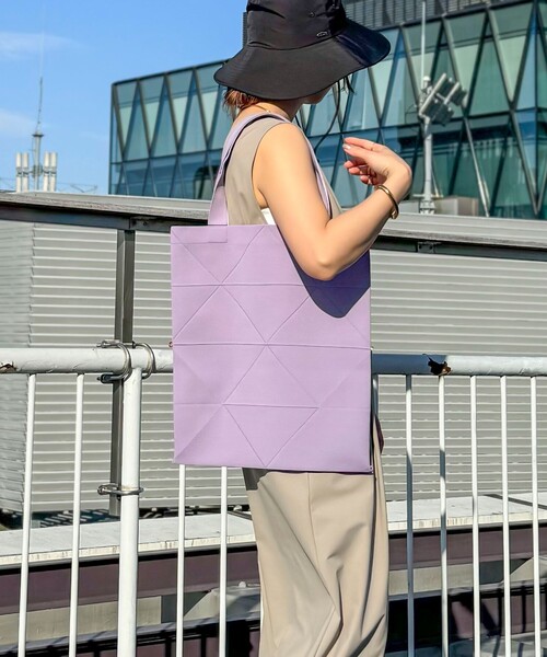 NOLLEY’S（ノーリーズ）の「【amicom/アミコム】 ORIGAMI L 別注（ショルダーバッグ・レディース・ブラック/ラベンダー・FREE）」の20枚目の写真