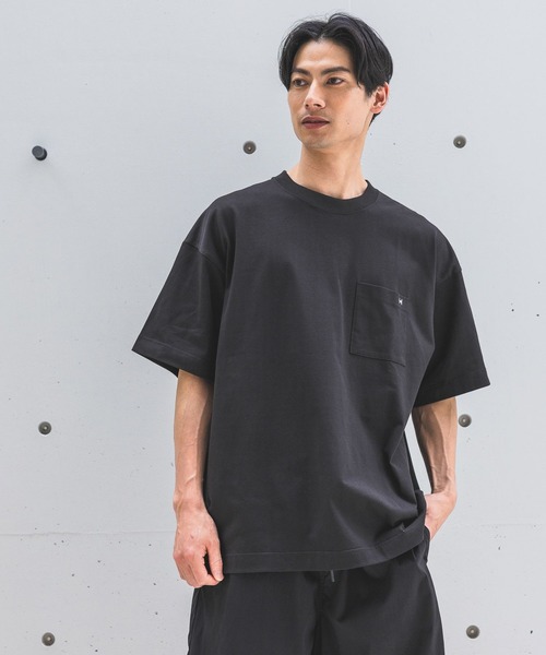 HEREIAM(ヘレイアム)の「【HEREIAM MEN】接触冷感&吸水速乾/IIWC LOGO TEE(Tシャツ/カットソー・メンズ・ブラック/ホワイト/アクア・MEDIUM/LARGE)」の2枚目の写真