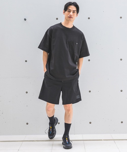 HEREIAM(ヘレイアム)の「【HEREIAM MEN】接触冷感&吸水速乾/IIWC LOGO TEE(Tシャツ/カットソー・メンズ・ブラック/ホワイト/アクア・MEDIUM/LARGE)」の6枚目の写真