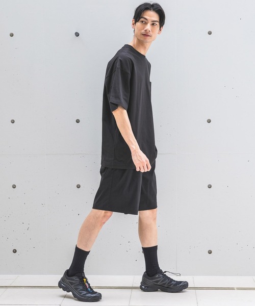 HEREIAM(ヘレイアム)の「【HEREIAM MEN】接触冷感&吸水速乾/IIWC LOGO TEE(Tシャツ/カットソー・メンズ・ブラック/ホワイト/アクア・MEDIUM/LARGE)」の8枚目の写真