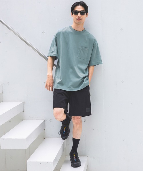 HEREIAM(ヘレイアム)の「【HEREIAM MEN】接触冷感&吸水速乾/IIWC LOGO TEE(Tシャツ/カットソー・メンズ・ブラック/ホワイト/アクア・MEDIUM/LARGE)」の11枚目の写真