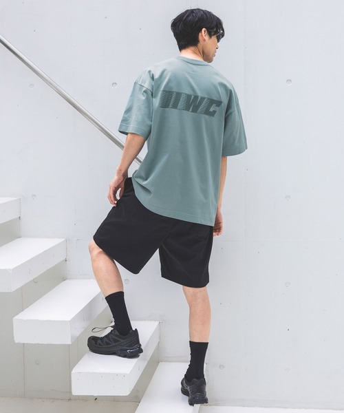 HEREIAM(ヘレイアム)の「【HEREIAM MEN】接触冷感&吸水速乾/IIWC LOGO TEE(Tシャツ/カットソー・メンズ・ブラック/ホワイト/アクア・MEDIUM/LARGE)」の13枚目の写真