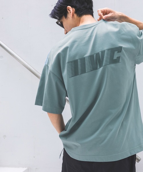 HEREIAM(ヘレイアム)の「【HEREIAM MEN】接触冷感&吸水速乾/IIWC LOGO TEE(Tシャツ/カットソー・メンズ・ブラック/ホワイト/アクア・MEDIUM/LARGE)」の15枚目の写真