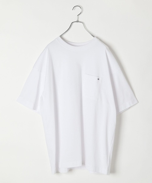 HEREIAM(ヘレイアム)の「【HEREIAM MEN】接触冷感&吸水速乾/IIWC LOGO TEE(Tシャツ/カットソー・メンズ・ブラック/ホワイト/アクア・MEDIUM/LARGE)」の18枚目の写真