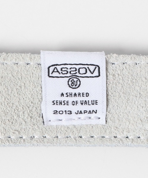 【セール】『別注』『撥水』AS2OV×EKAL WP SUEDE SHOULDER BAG（ショルダーバッグ）｜AS2OV（アッソブ）