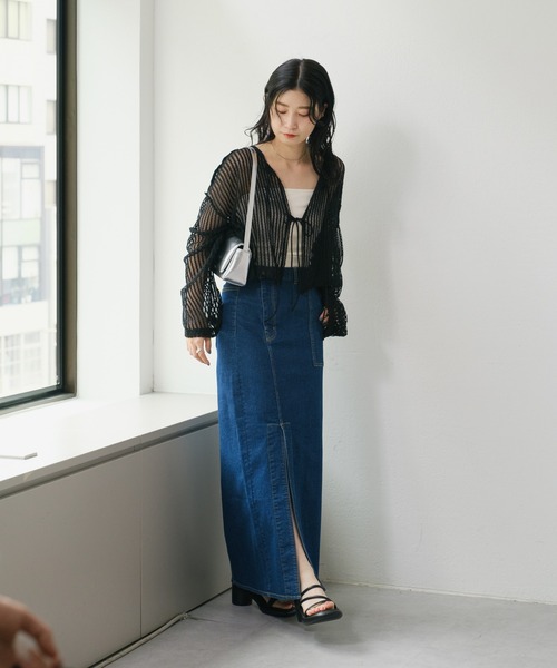 セール】カットレースカーディガン（カーディガン/ボレロ