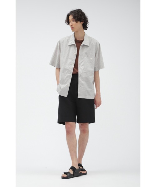 MHL.（エムエイチエル）の「COTTON GRAPH CHECK（シャツ/ブラウス・メンズ・オフホワイト・LARGE/MEDIUM/SMALL/X-LARGE）」の4枚目の写真