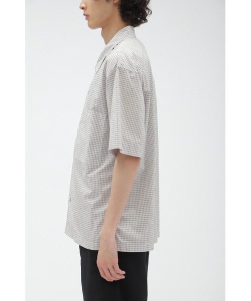 MHL.（エムエイチエル）の「COTTON GRAPH CHECK（シャツ/ブラウス・メンズ・オフホワイト・LARGE/MEDIUM/SMALL/X-LARGE）」の5枚目の写真
