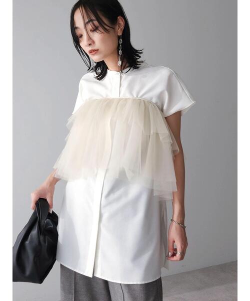 Green Parks(グリーンパークス)の「マルチwayチュールプリーツベルト(ベルト・レディース・ブラック/ホワイト系その他2・FREE)」の7枚目の写真