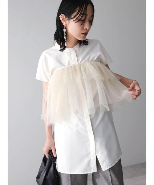 Green Parks(グリーンパークス)の「マルチwayチュールプリーツベルト(ベルト・レディース・ブラック/ホワイト系その他2・FREE)」の8枚目の写真