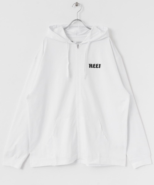 『吸収速乾/UVカット機能』REEF ヘリテイジロゴラッシュフロントジップ（パーカー）｜REEF（リーフ）