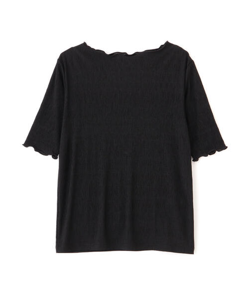 N.（N. Natural Beauty Basic）（エヌエヌナチュラルビューティーベーシック）の「◆ボートネックシュリンクカットソー（Tシャツ/カットソー・レディース・クリーム/ブラック/ライトグリーン・MEDIUM）」の12枚目の写真