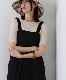 N.（N. Natural Beauty Basic） | ◆ボートネックシュリンクカットソー(Tシャツ/カットソー)