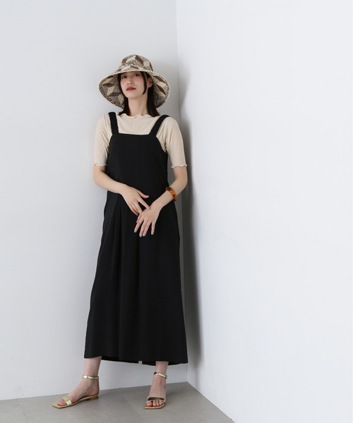 N.（N. Natural Beauty Basic）（エヌエヌナチュラルビューティーベーシック）の「◆ボートネックシュリンクカットソー（Tシャツ/カットソー・レディース・クリーム/ブラック/ライトグリーン・MEDIUM）」の6枚目の写真