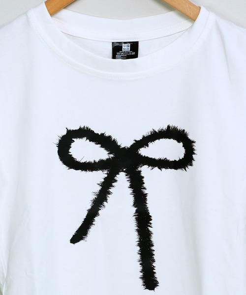 JILTU ribbon tee ジルチュリボンTシャツ ブラック JILTU ribbon tee リボン Tシャツ black S - メルカリ