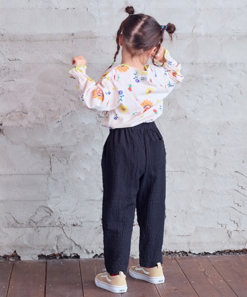 HOGAN RANCH WEAR（ホーガンランチウエア）の「ソウガラフレアスリーブカットソー（Tシャツ/カットソー・キッズ・チャコール/ピンク/オフホワイト・90/100/110/120/80/130/140/150）」の13枚目の写真