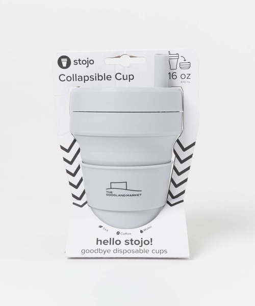 stojo(ストージョ)の「『別注』stojo×TGM stojo cup 470ml(その他雑貨・レディース・オフホワイト/アイボリー/グリーン/パープル系その他/ホワイト/ホワイト系その他/ラベンダー/グリーン系その他・FREE)」の2枚目の写真
