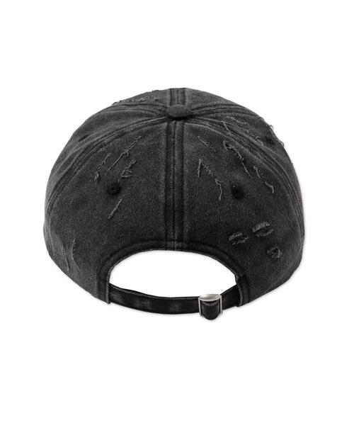 WEGO（ウィゴー）の「WEGO/ダメージロゴ刺繍キャップ（キャップ・レディース・ブラウン/ネイビー/ベージュ/ブラック・FREE）」の17枚目の写真