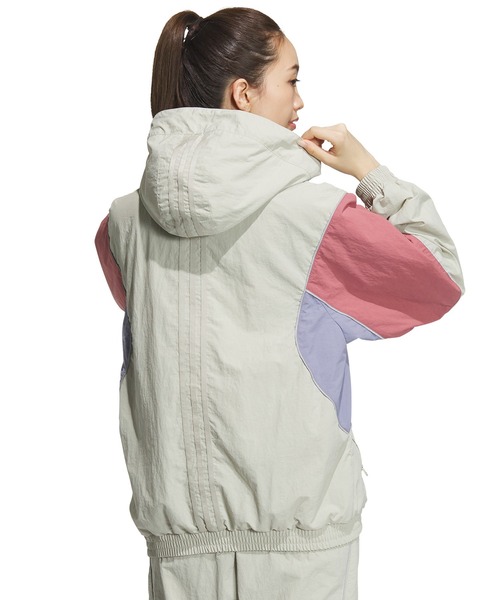 【セール】adidas/アディダス ウーブンジャケット オーバーサイズ KTX59（ナイロンジャケット）｜adidas（アディダス）