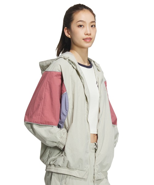 【セール】adidas/アディダス ウーブンジャケット オーバーサイズ KTX59（ナイロンジャケット）｜adidas（アディダス）