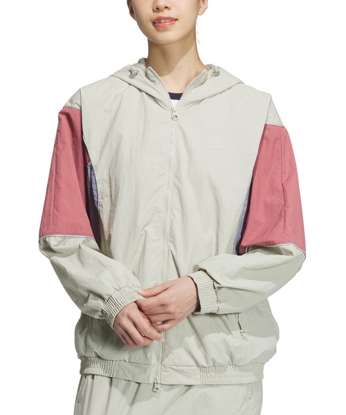 【セール】adidas/アディダス ウーブンジャケット オーバーサイズ KTX59（ナイロンジャケット）｜adidas（アディダス）