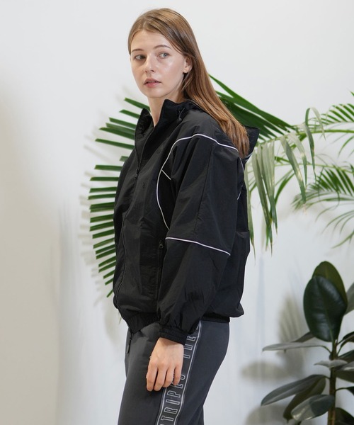 【セール】adidas/アディダス ウーブンジャケット オーバーサイズ KTX59（ナイロンジャケット）｜adidas（アディダス）