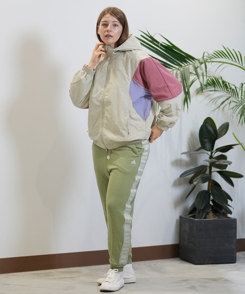 【セール】adidas/アディダス ウーブンジャケット オーバーサイズ KTX59（ナイロンジャケット）｜adidas（アディダス）