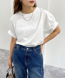 fredy emue | シルケット袖ギャザープルオーバー(Tシャツ/カットソー)