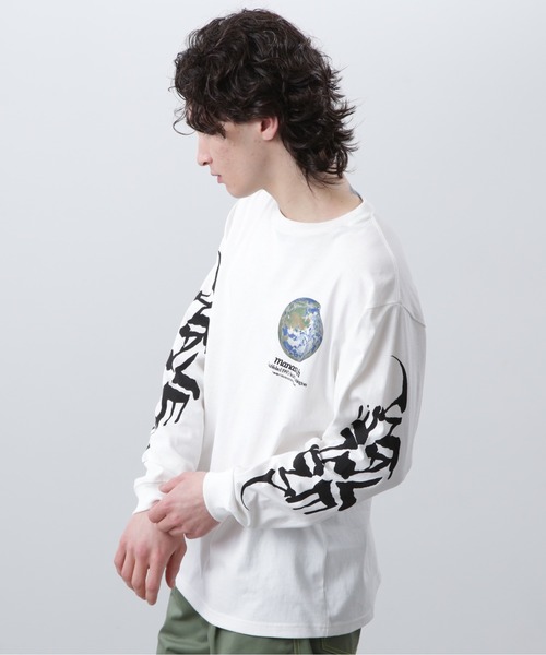 MANASTASH(マナスタッシュ)の「MANASTASH/マナスタッシュ/CiTee L/S TEE WAVE/シティーロングスリーブTシャツ ウェーブ(Tシャツ/カットソー・メンズ・ブラック/ターコイズブルー/ホワイト・XL/L/M/S)」の20枚目の写真