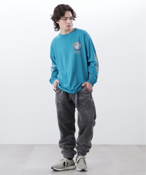 MANASTASH(マナスタッシュ)の「MANASTASH/マナスタッシュ/CiTee L/S TEE WAVE/シティーロングスリーブTシャツ ウェーブ(Tシャツ/カットソー・メンズ・ブラック/ターコイズブルー/ホワイト・XL/L/M/S)」の8枚目の写真