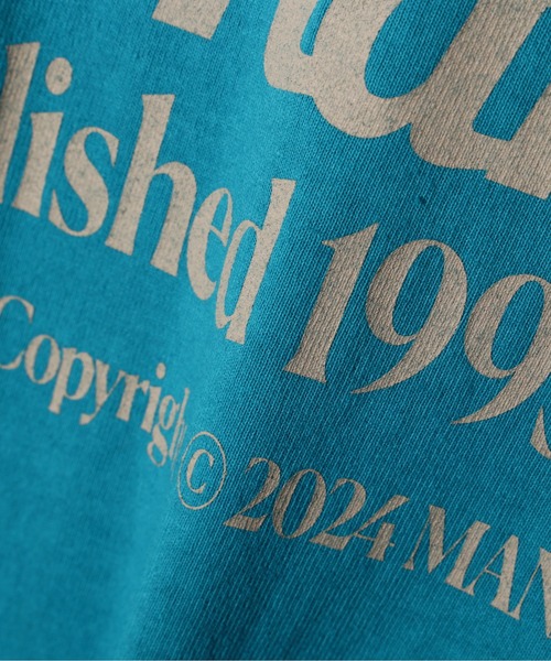 MANASTASH(マナスタッシュ)の「MANASTASH/マナスタッシュ/CiTee L/S TEE WAVE/シティーロングスリーブTシャツ ウェーブ(Tシャツ/カットソー・メンズ・ブラック/ターコイズブルー/ホワイト・XL/L/M/S)」の7枚目の写真