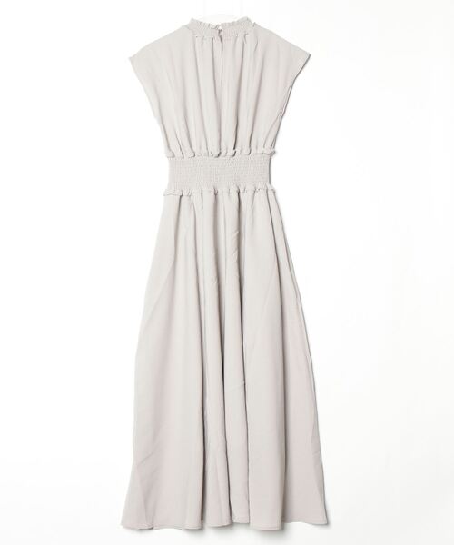 MARBLE WALTS(マーブルワルツ)の「MARBLE WALTZ ウエストシャーリングワンピース(ワンピース・レディース・グレイッシュベージュ/スモークピンク/モカ/ダークグリーン・M)」の5枚目の写真