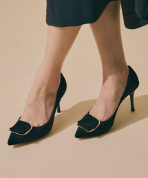 SEVEN TWELVE THIRTY（セヴントゥエルヴサーティー）の「LovelyWalk スクエアバックルパンプス（パンプス）」
