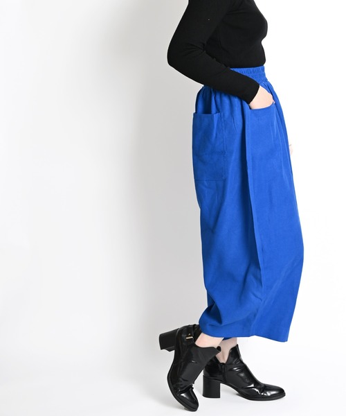 MARAI(マーライ)の「【MARAI】サルエルパンツ レディース ガウチョパンツ コーデュロイ(その他パンツ・レディース・ホワイト/ブラウン/ブラック/ブルー・FREE)」の19枚目の写真