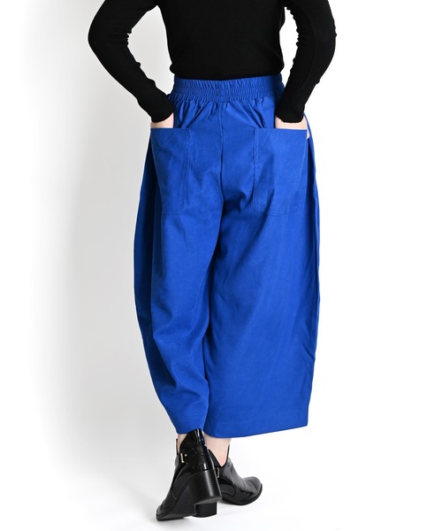 MARAI(マーライ)の「【MARAI】サルエルパンツ レディース ガウチョパンツ コーデュロイ(その他パンツ・レディース・ホワイト/ブラウン/ブラック/ブルー・FREE)」の17枚目の写真
