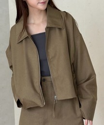 ヘザーエステルツイルショートジャケット