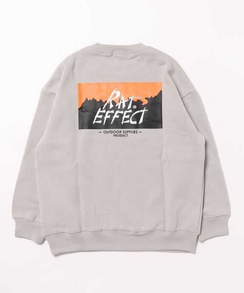 RAT EFFECT（ラットエフェクト）の「RAT EFFECT/ラットエフェクト　RATEFFECT MOUNTAINトレーナー（スウェット・キッズ・ライトグレー/グリーン/ブラック/オートミール・150/140/130/160）」の20枚目の写真