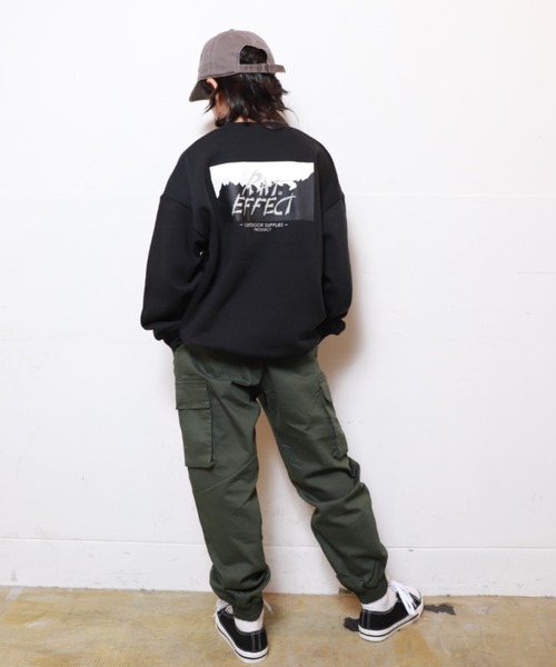 RAT EFFECT（ラットエフェクト）の「RAT EFFECT/ラットエフェクト　RATEFFECT MOUNTAINトレーナー（スウェット・キッズ・ライトグレー/グリーン/ブラック/オートミール・150/140/130/160）」の7枚目の写真